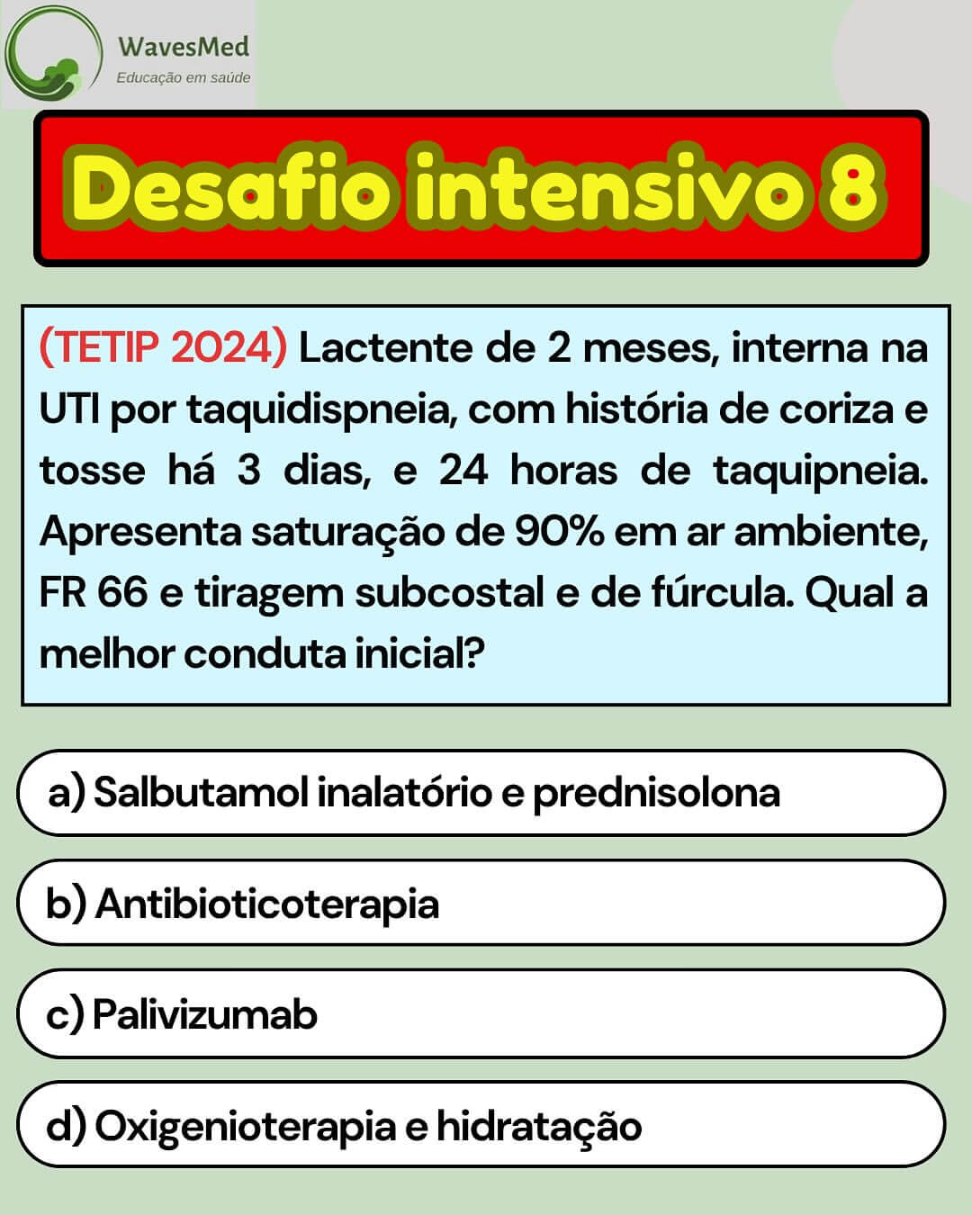 MANEJO DA BRONQUIOLITE 