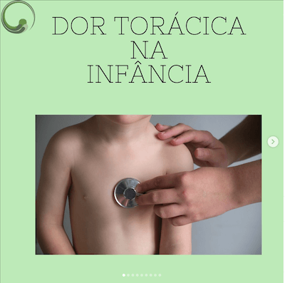 Dor torácica crianças wavesmed
