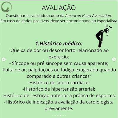 Avaliação avaliação cardiológica crianças pratica esportiva Wavesmed