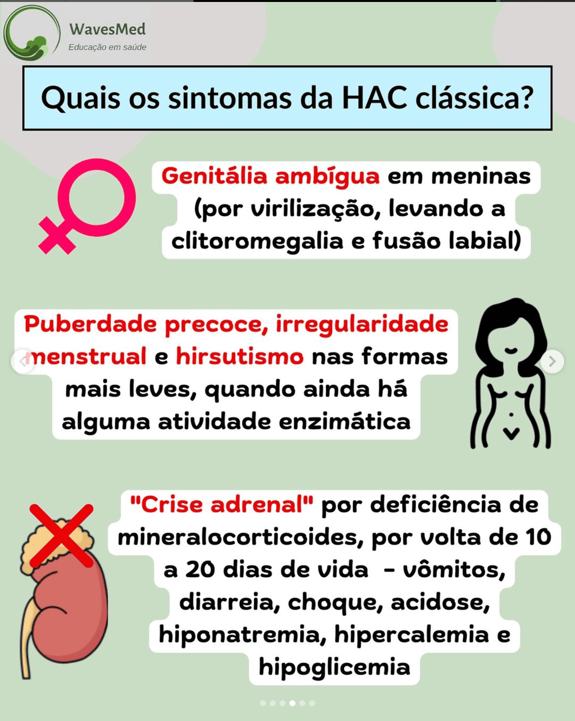 Definição Hiperplasia Adrenal Congenita Wavesmed