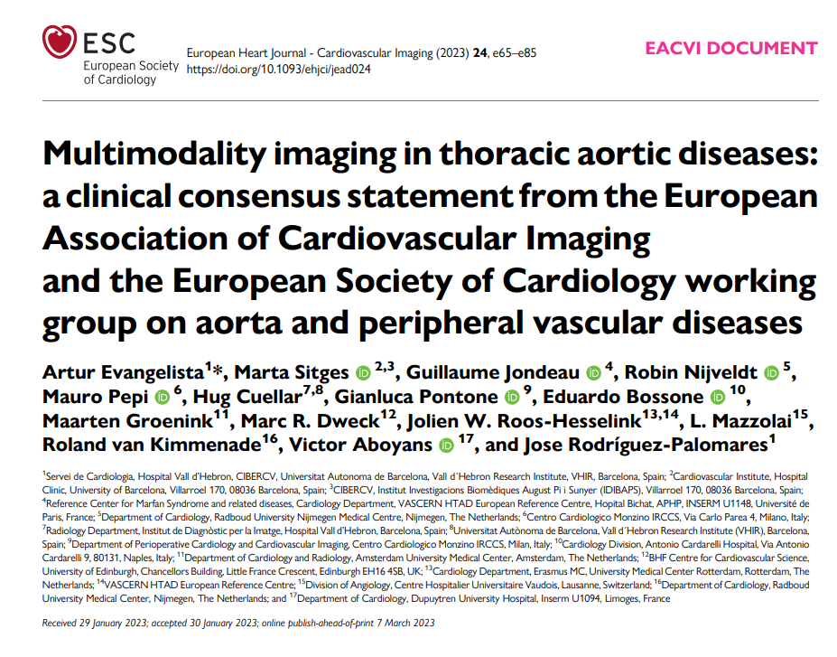 multimodalidade diretriz aorta toracica wavesmed