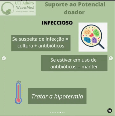 Morte encefálica: Como dar suporte até a doação?  Wavesmed  Suporte ao potencial doador cuidados intensivos infeccioso