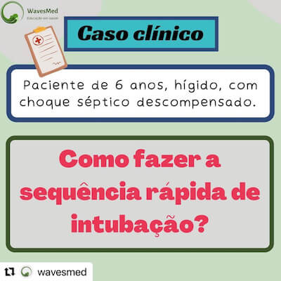 Como fazer a sequencia rápida de intubação pediátrica?  Wavesmed