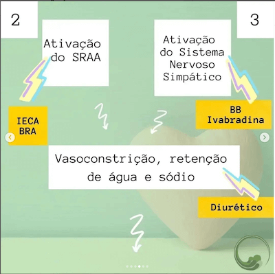 Fisiopatologia da Insuficiência Cardíaca Wavesmed  Ativação do sistema renina angiotensina aldosterona (SRAA)